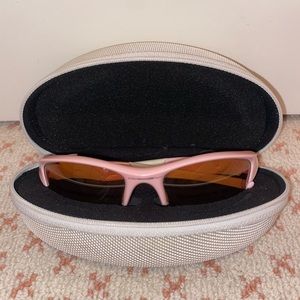 Oakley Women’s Pink and White Sunglasses